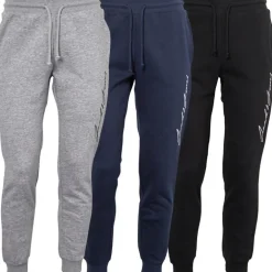 JACK & JONES Herren Jax 3er-Pack Jogginghosen Steppschuh / Hellgrau Melange / Marineblau Blazer