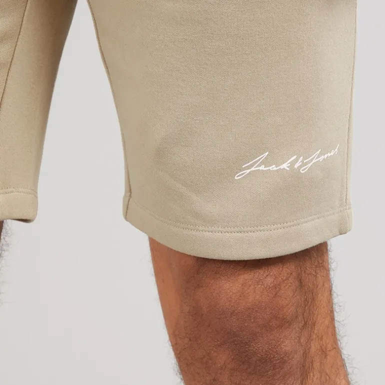 JACK & JONES Herren Jaxon T Shirt Und Shorts Set Crockery