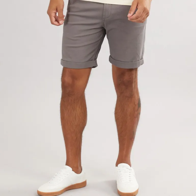 JACK & JONES Herren JJ Base Chino Shorts Anthrazit Grau