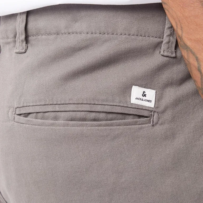 JACK & JONES Herren JJ Base Chino Shorts Anthrazit Grau