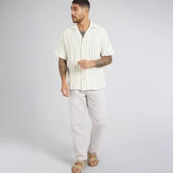 JACK & JONES Herren Kane Paros Leinenmischung Hose Steingut