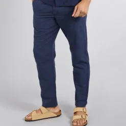 JACK & JONES Herren Kane Paros Leinenmischung Hose Navy Blazer