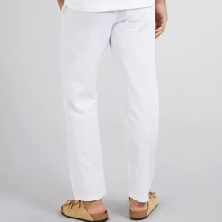 JACK & JONES Herren Kane Paros Leinenmischung Hose Weiß