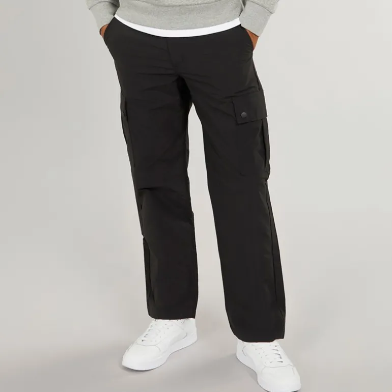 JACK & JONES Herren Karl Kurtis Snap Cargohosen Schwarz