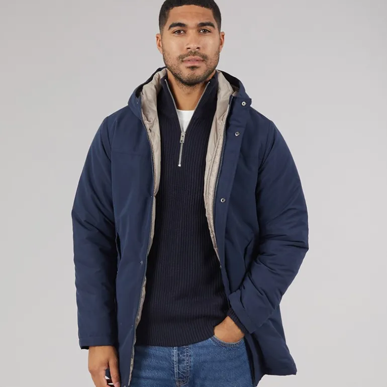 JACK & JONES Herren Kyle Parka Marineblazer