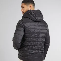 JACK & JONES Herren Logan Leichte Puffer Jacke Schwarz