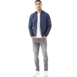 JACK & JONES Herren Mash Bomber Jacke Marine Blazer