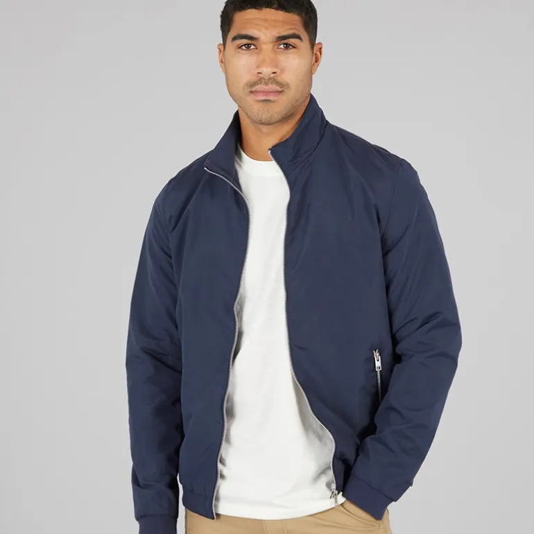 JACK & JONES Herren Mash Harrington Jacke Marineblazer