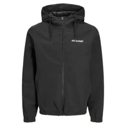 JACK & JONES Herren Mash Kapuzenbomber Schwarz