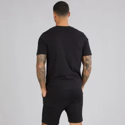JACK & JONES Herren Neo T-Shirt und Shorts Set Schwarz