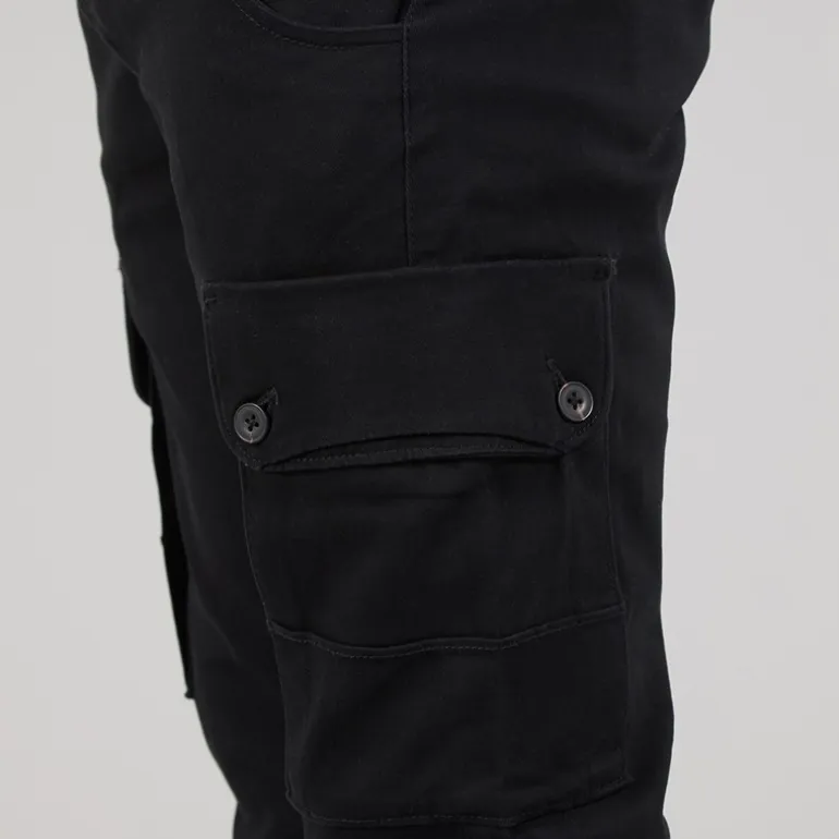 JACK & JONES Herren Paul Warner AKM 111 Cargohose Schwarz