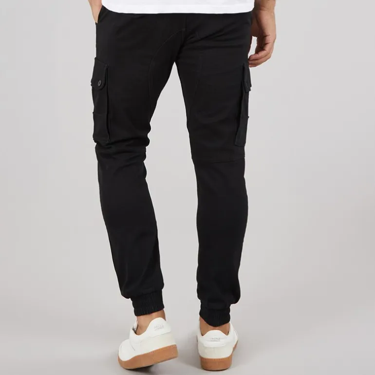 JACK & JONES Herren Paul Warner AKM 111 Cargohose Schwarz