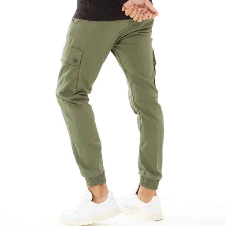 JACK & JONES Herren Paul Warner AKM 111 Cargohose Oliv Nacht
