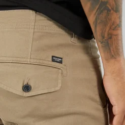 JACK & JONES Herren Paul Warner Akm 111 Cargohosen Braun