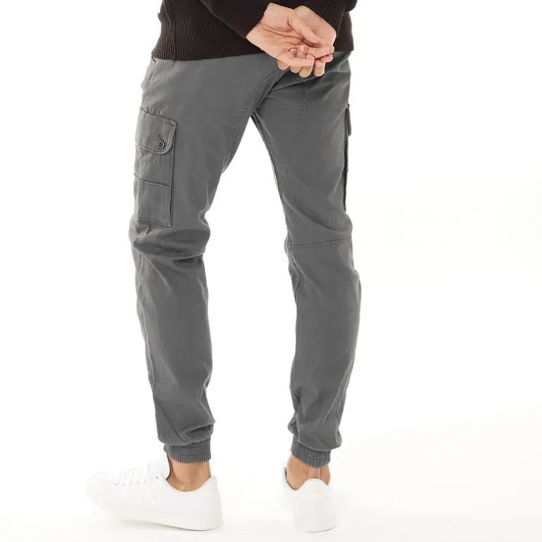 JACK & JONES Herren Paul Warner AKM 111 Cargohose Asphalt