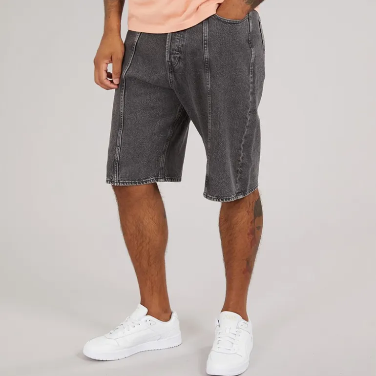 JACK & JONES Herren Ron Original Shorts SQ 293 Black Denim