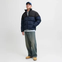 JACK & JONES Herren Stehkragen Steppjacke Sky Captain