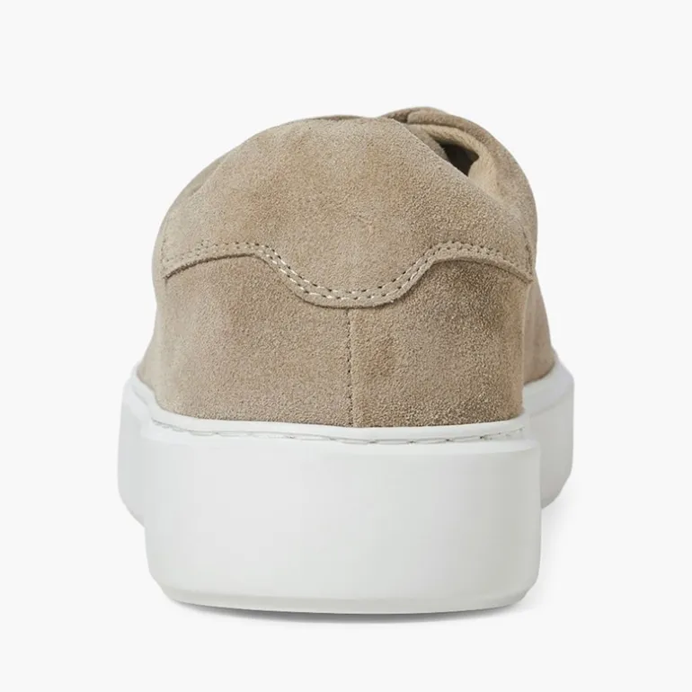 JACK & JONES Herren Stockholm Leder Sneaker Plaza Taupe