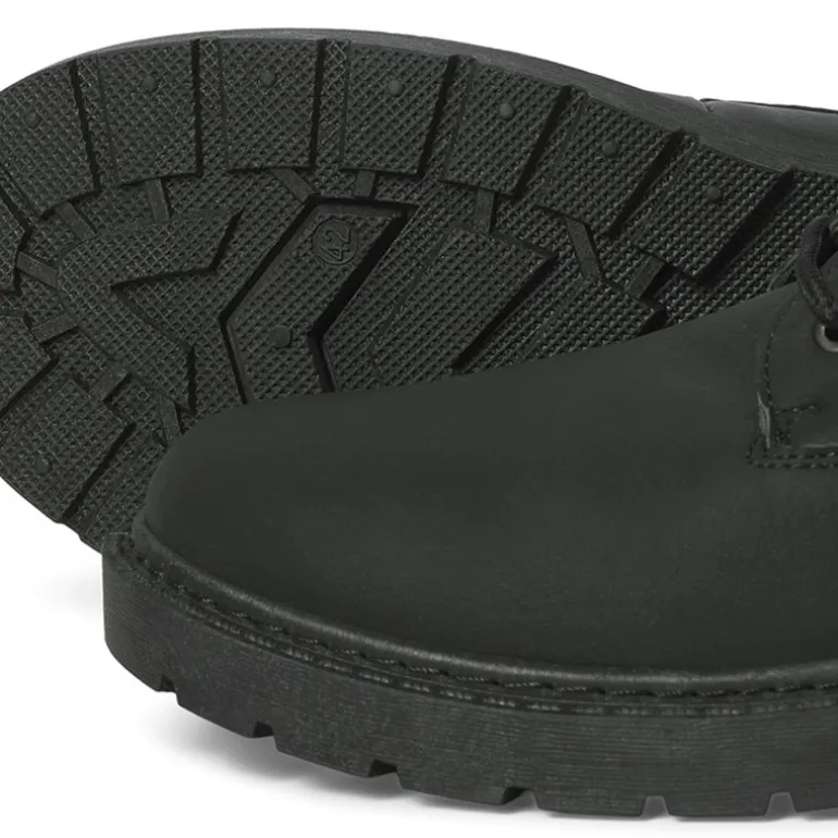 JACK & JONES Herren Thames PU Stiefel Anthrazit