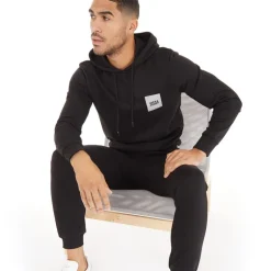JACK & JONES Herren Trainingsanzug Schwarz