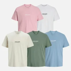 JACK & JONES Herren T-Shirts Mehrfarbig