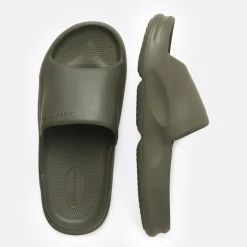 JACK & JONES Herren Wien Geformte Slides Oliv Nacht
