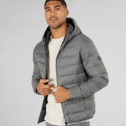 JACK & JONES Herren Wilson Pufferjacke Grau