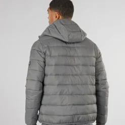 JACK & JONES Herren Wilson Pufferjacke Grau
