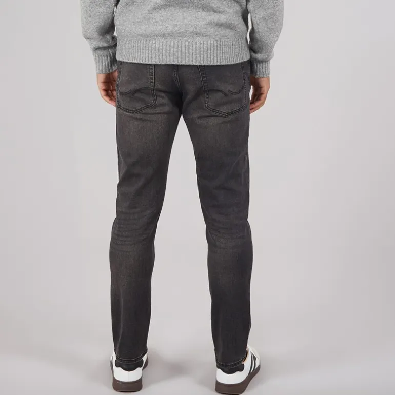 JACK & JONES JACK AND JONES Herren Glenn Sq354 Schmale Passform Jeans Verwaschenes Schwarz