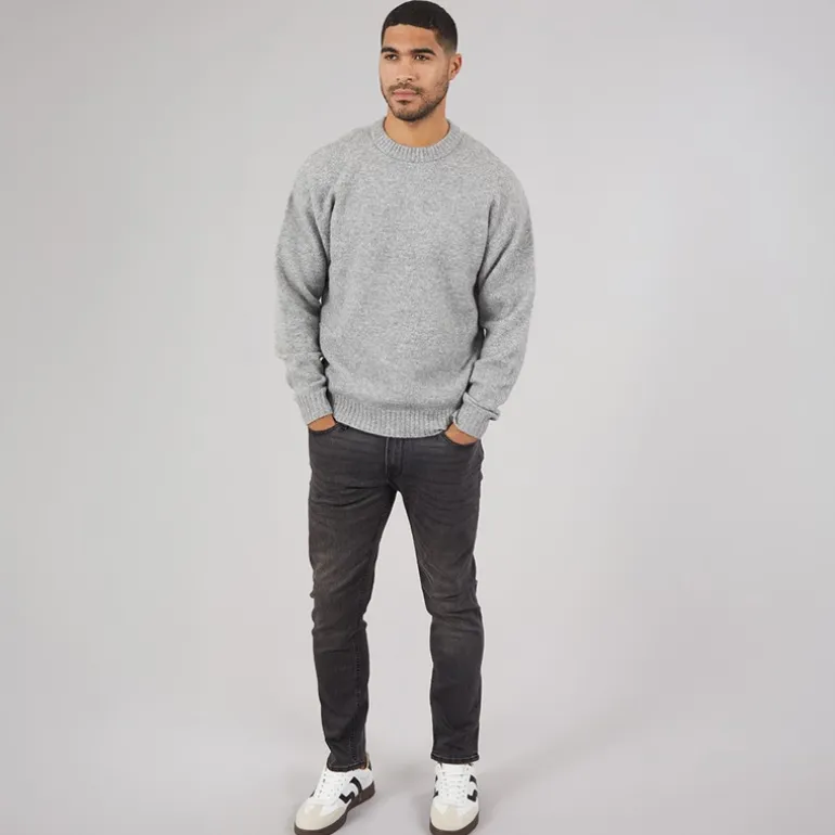 JACK & JONES JACK AND JONES Herren Glenn Sq354 Schmale Passform Jeans Verwaschenes Schwarz
