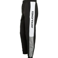 JACK & JONES Jogginghose Herren mit Logo-Blockierung Schwarz