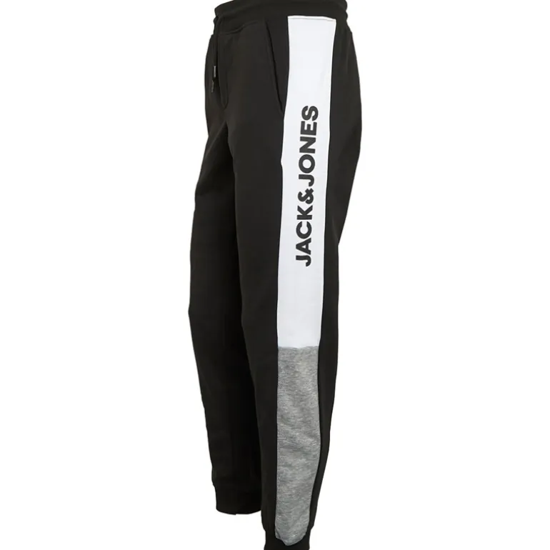 JACK & JONES Jogginghose Herren mit Logo-Blockierung Schwarz