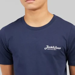JACK & JONES Junge Beau 2er Pack T-Shirts und Shorts Set Cashmere Blue