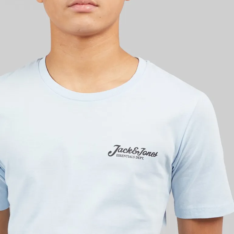 JACK & JONES Junge Beau 2er Pack T-Shirts und Shorts Set Cashmere Blue