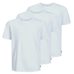 JACK & JONES Junge Bio 3er-Pack T Shirts Weiß