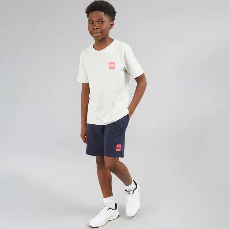JACK & JONES Junge Brandy T Shirt und Shorts Set Glacier Gray