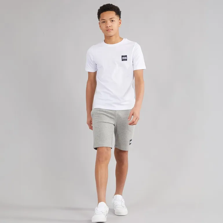 JACK & JONES Junge Brandy T Shirt und Shorts Set Weiß