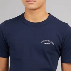 JACK & JONES Junge College T-Shirts und Shorts Set Navy Blazer