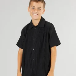 JACK & JONES Junge Interlude Hemd Schwarz