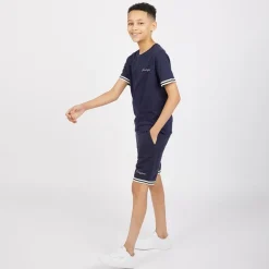 JACK & JONES Junge Jaxon T-Shirt und Hose Set Navy Blazer