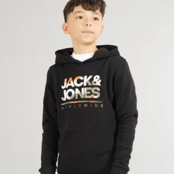 JACK & JONES Junge Luke Hoodie Schwarz