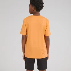 JACK & JONES Junge Mountain Tech T Shirt Und Shorts Set Peach Cobbler