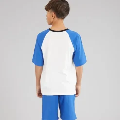 JACK & JONES Junge Oern T Shirt und Shorts Co Ord Set Beaucoup Blue