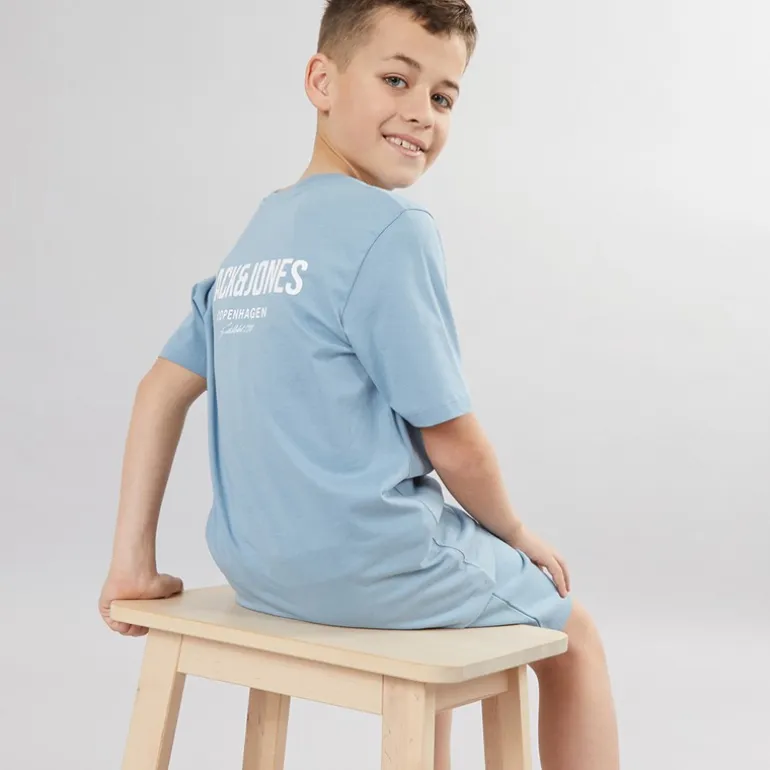 JACK & JONES Junge Orion T-Shirt Und Shorts Set Mountain Spring