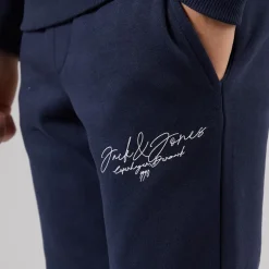 JACK & JONES Junge Schriftzug Trainingsanzug Marine Blazer