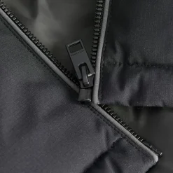 JACK & JONES Junge Surface Daunenjacke Asphalt/Schwarz