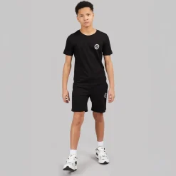 JACK & JONES Junge Theo T Shirt Und Shorts Set Schwarz