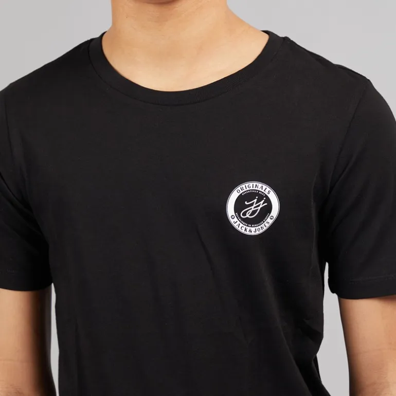 JACK & JONES Junge Theo T Shirt Und Shorts Set Schwarz