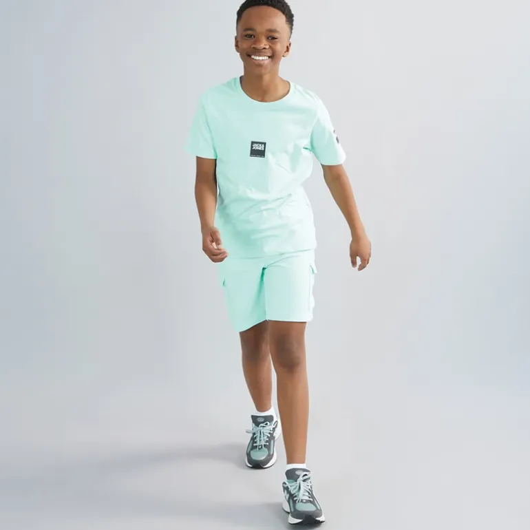 JACK & JONES Junge T Shirt Und Shorts Set Island Paradise
