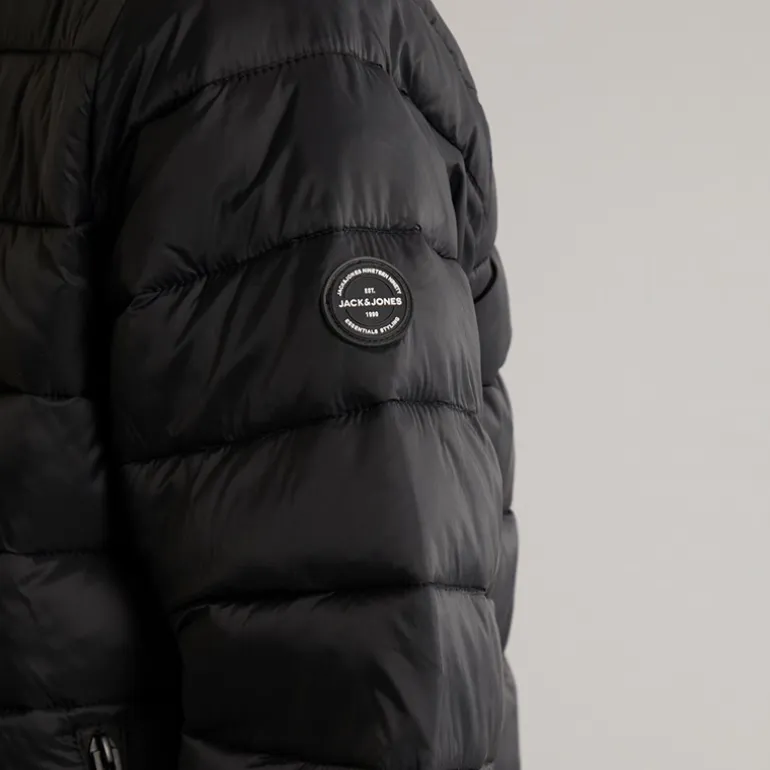 JACK & JONES Junge Wilson Puffer Jacke Schwarz